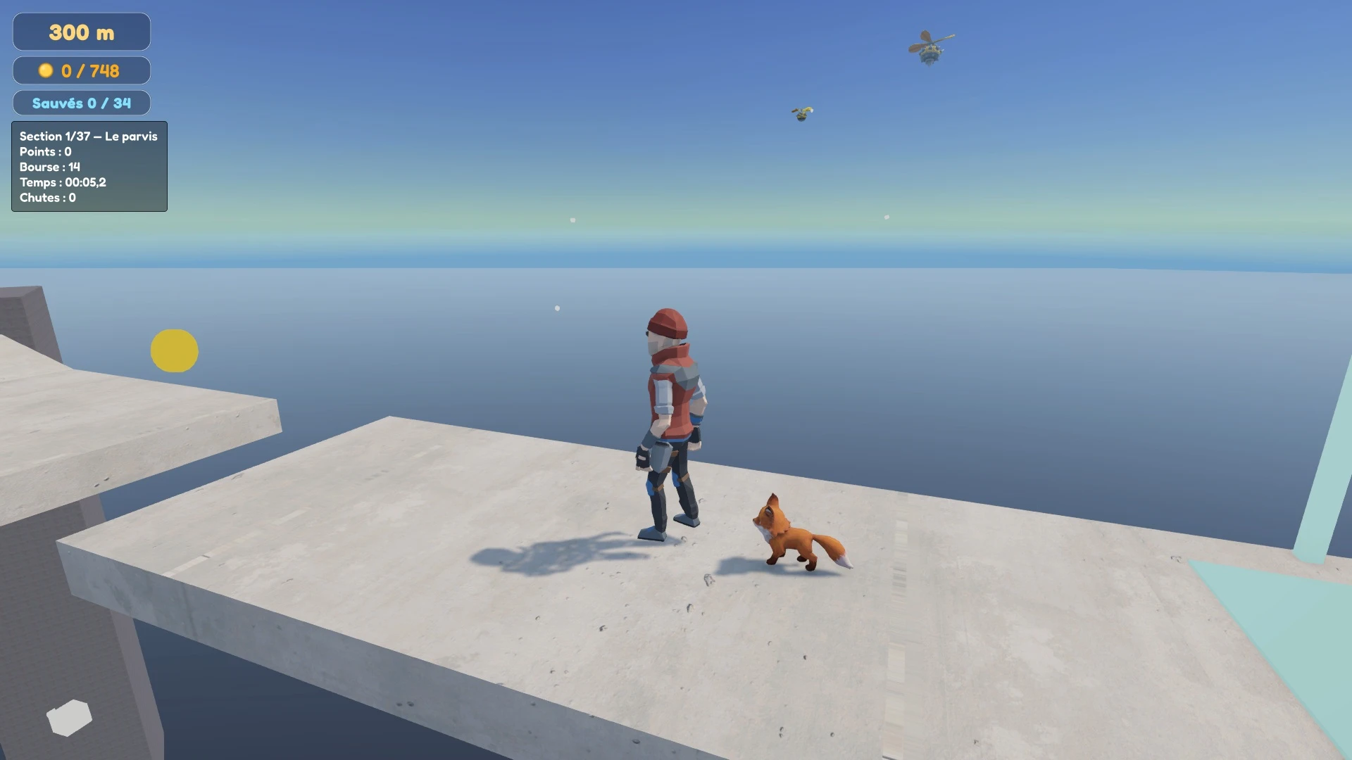 A crowd of players on the starting platform